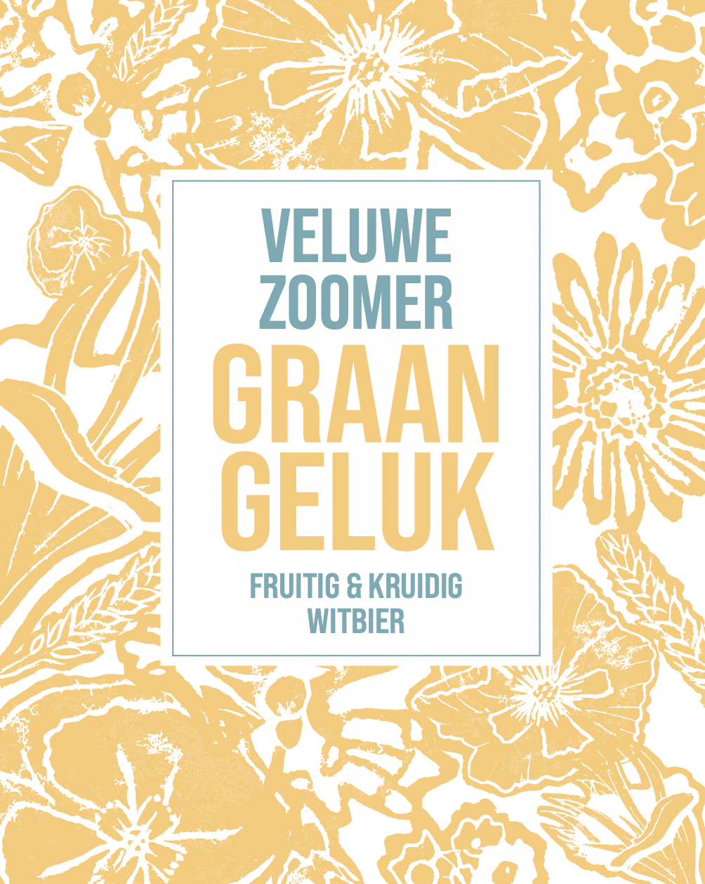 Etiket Veluwezoomer GraanGeluk Witbier